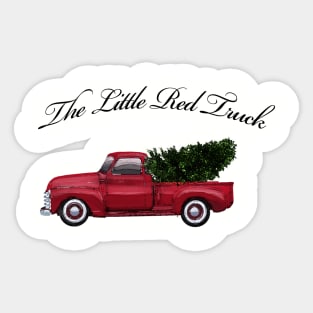 The Little Red Truck Sticker